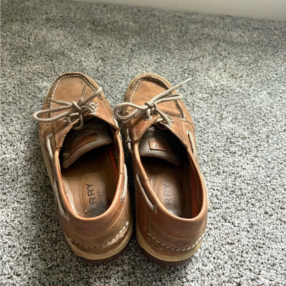Sperry Classic Brown Leather Boat Shoes